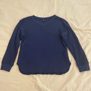 Uniqlo Waffle V neck Sweater